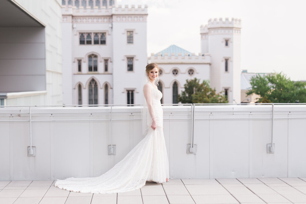 Award-winning Baton Rouge New Orleans bridal portrait photography