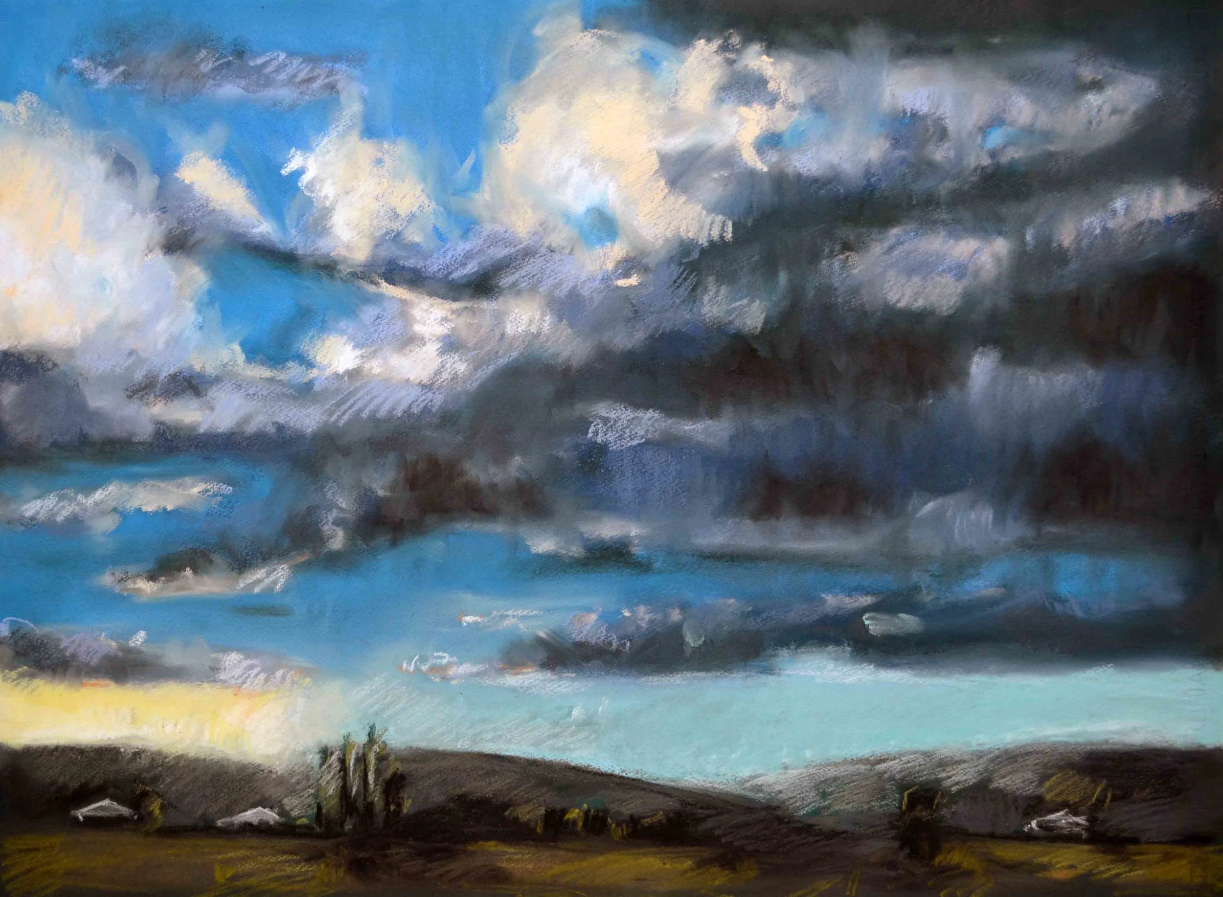 Dusk (my backyard), 2016
