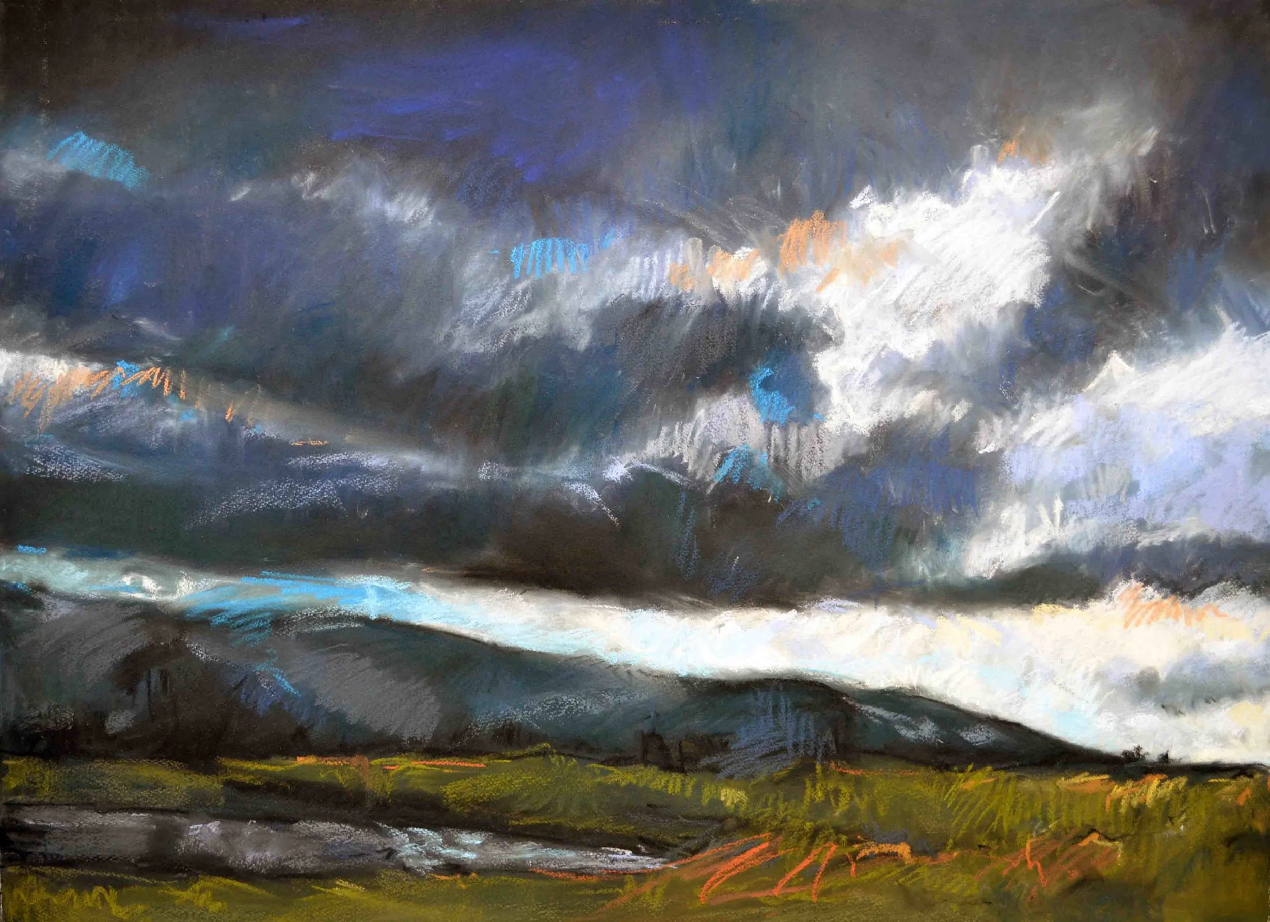 Evening Light on Teddy's Hill, 2016