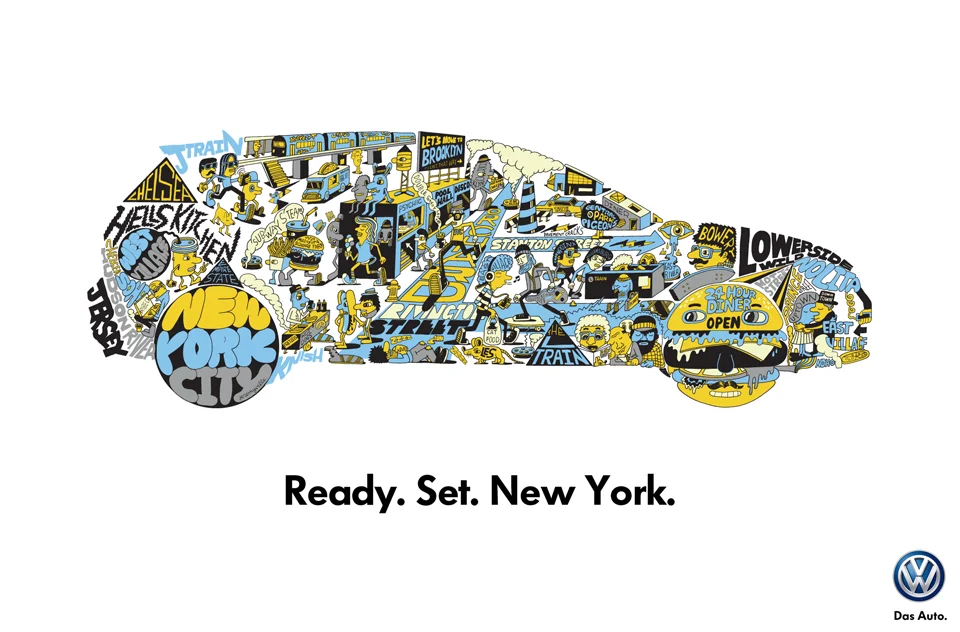 VW - New York - Jeremyville (OOH)