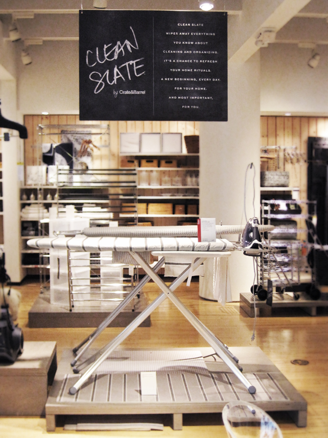 Crate&Barrel - Clean Slate (In Store)