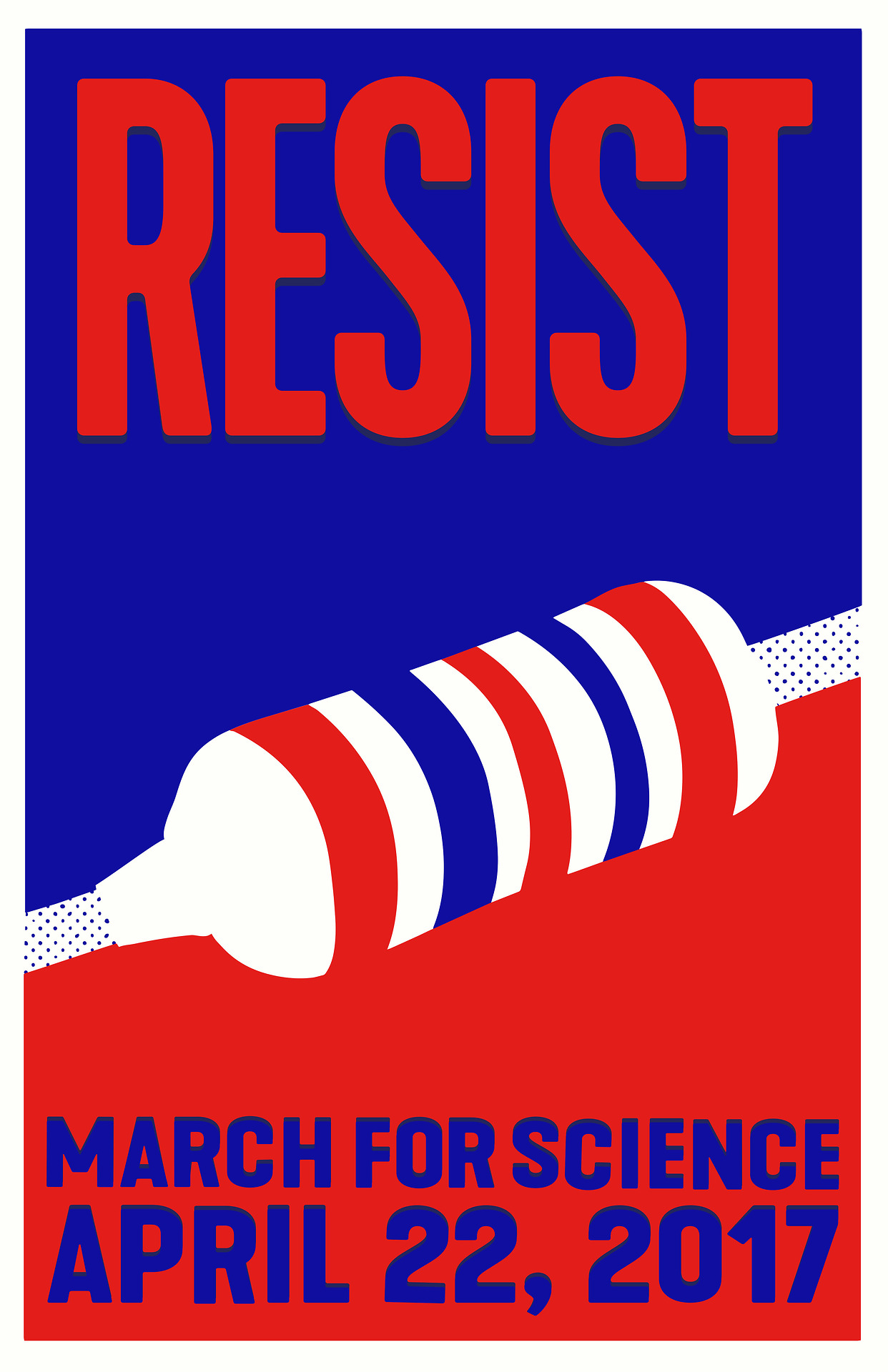 March for Science - Resist (protest poster)