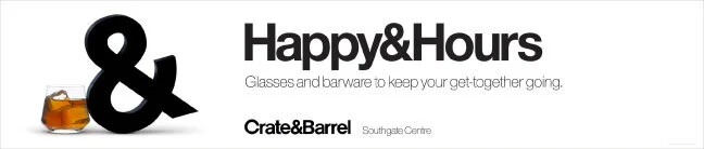 Crate&Barrel OOH: Happy&Hours