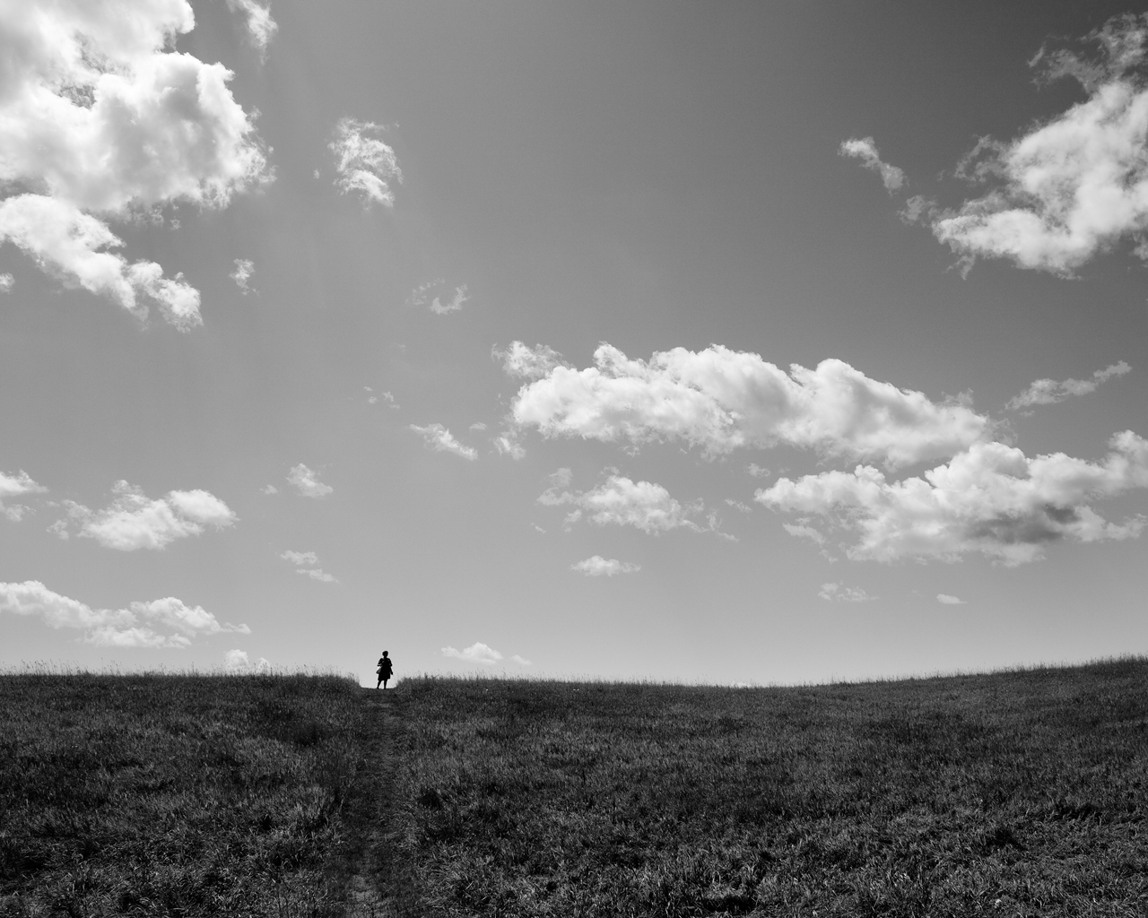 Standing on the Horizon, Clay Banks, Wisconsin, 2015