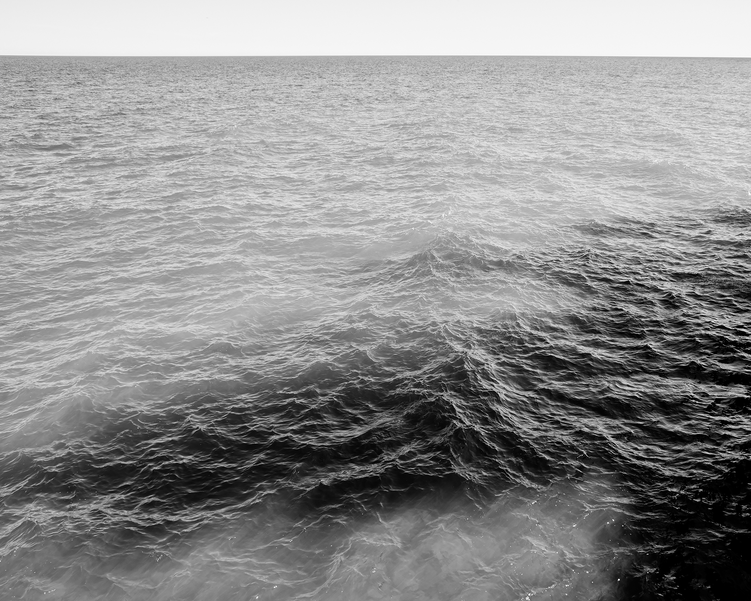 Lake Michigan and the Shadows of Trees, Door County, Wisconsin, 2017 