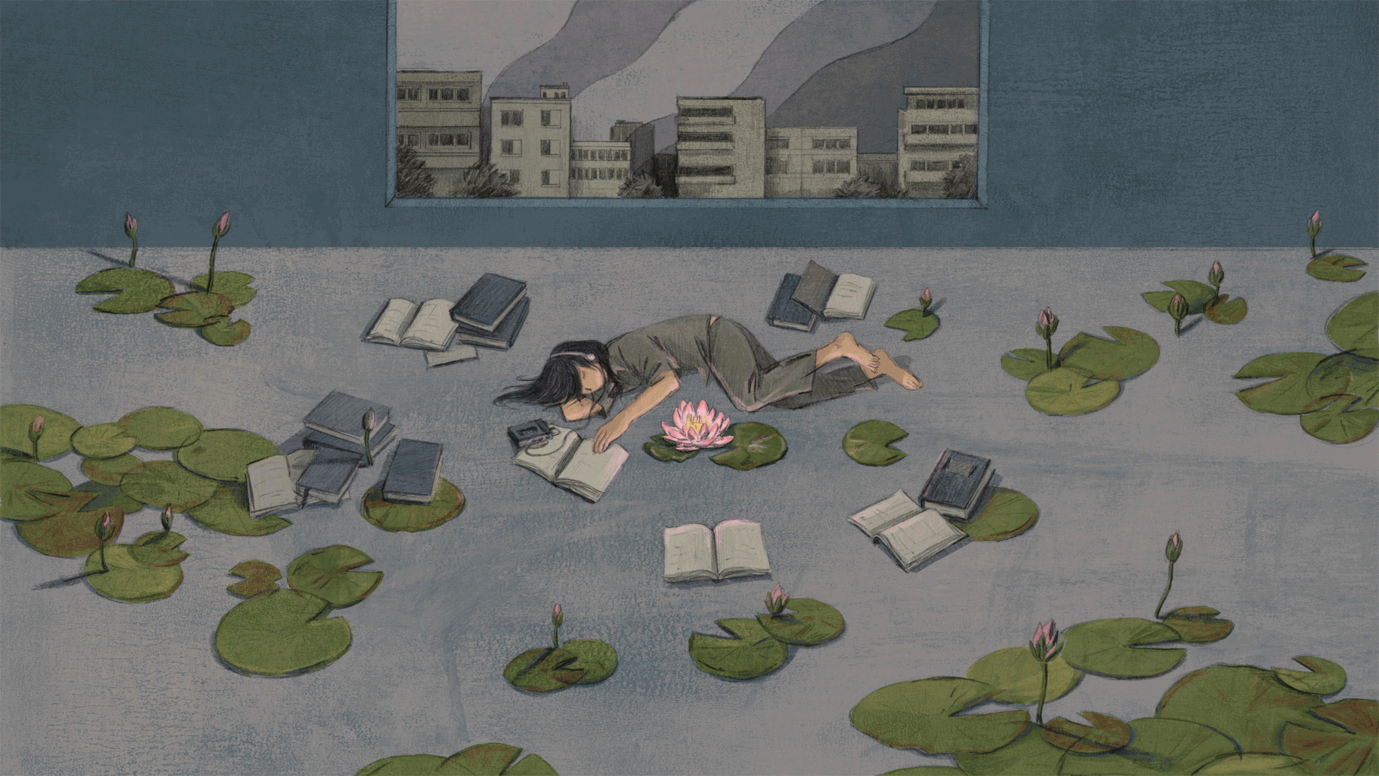  A teenage girl arrives in the U.S as a Vietnamese refugee.     