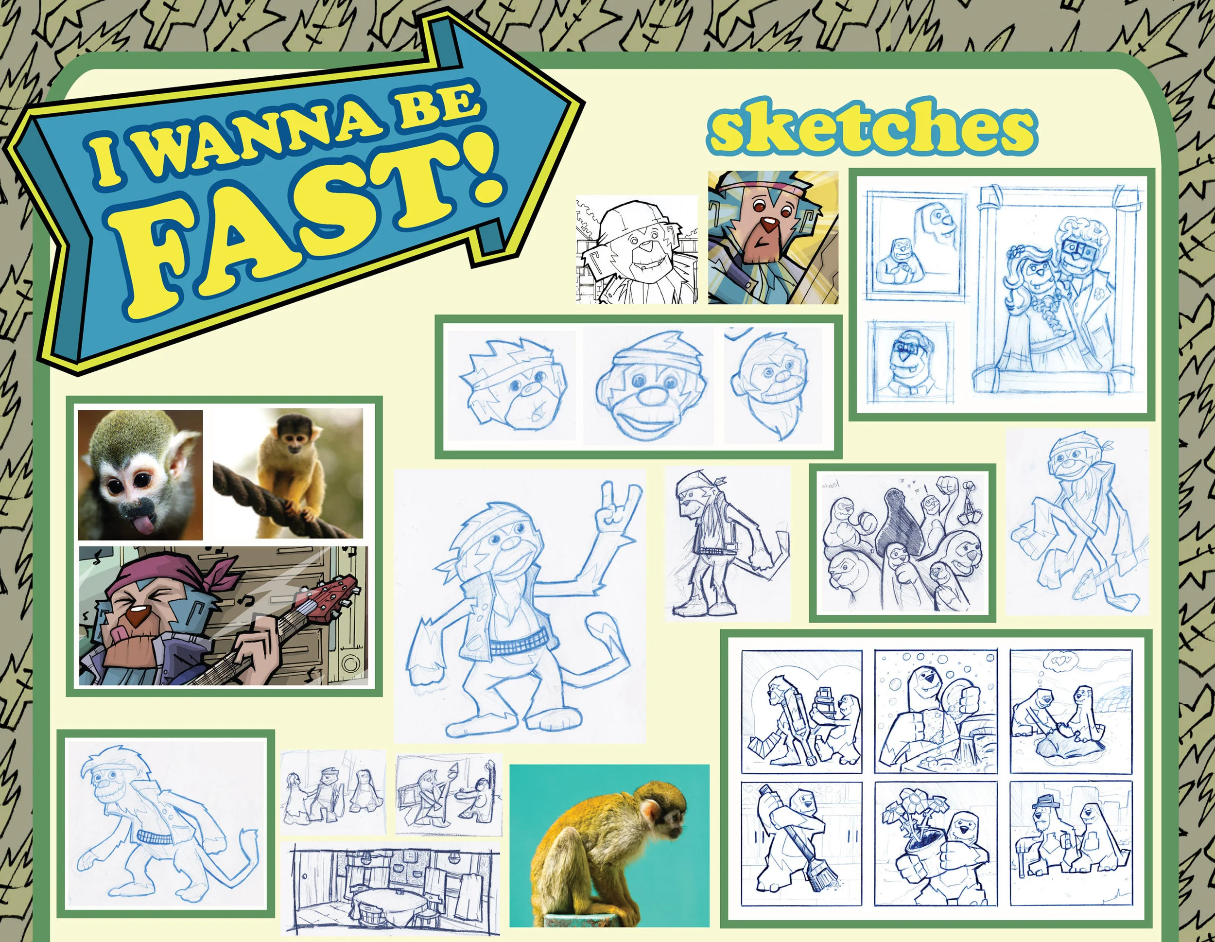 preliminary sketches & research - storybook project