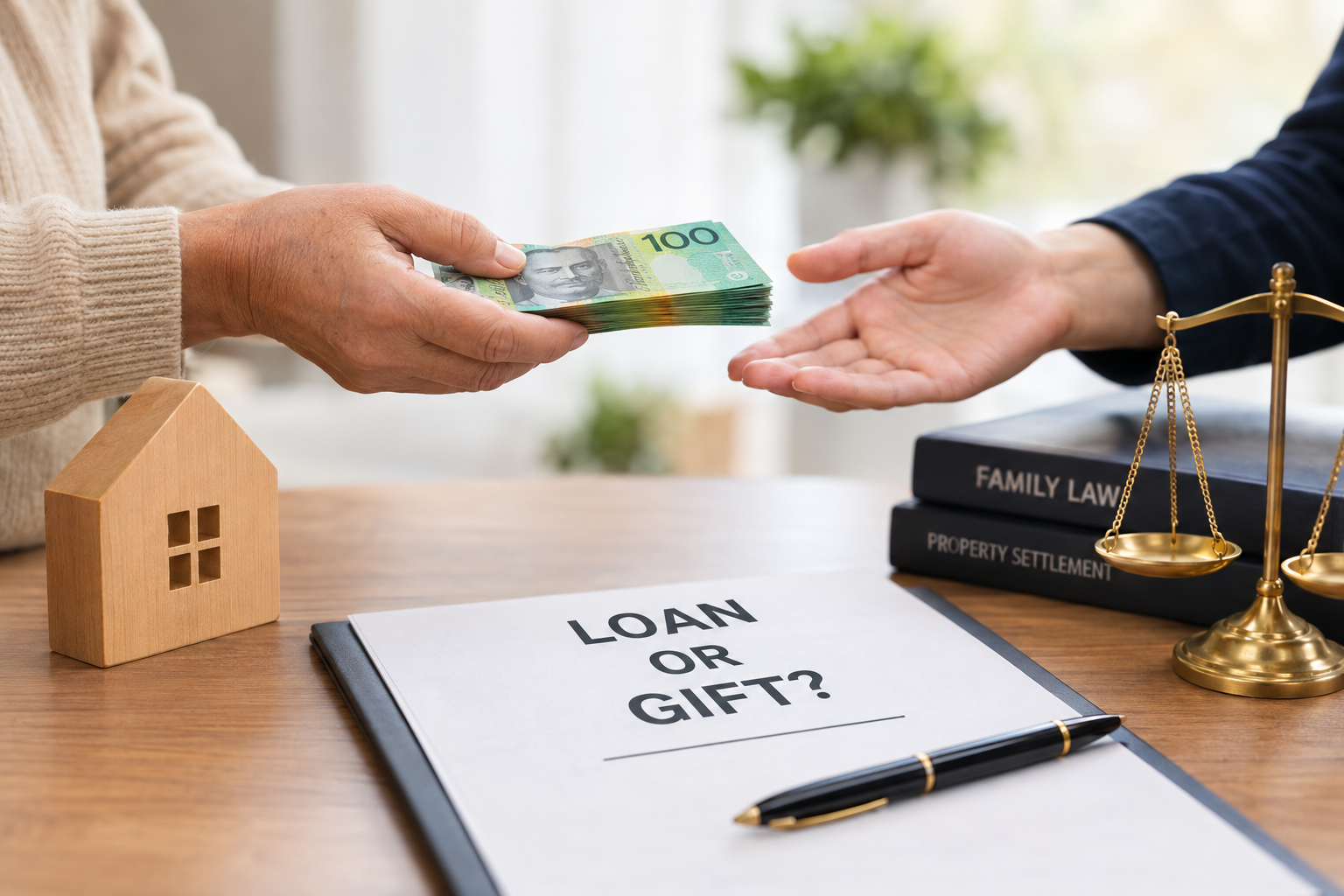 Money advanced by family members: is it a loan or a gift?