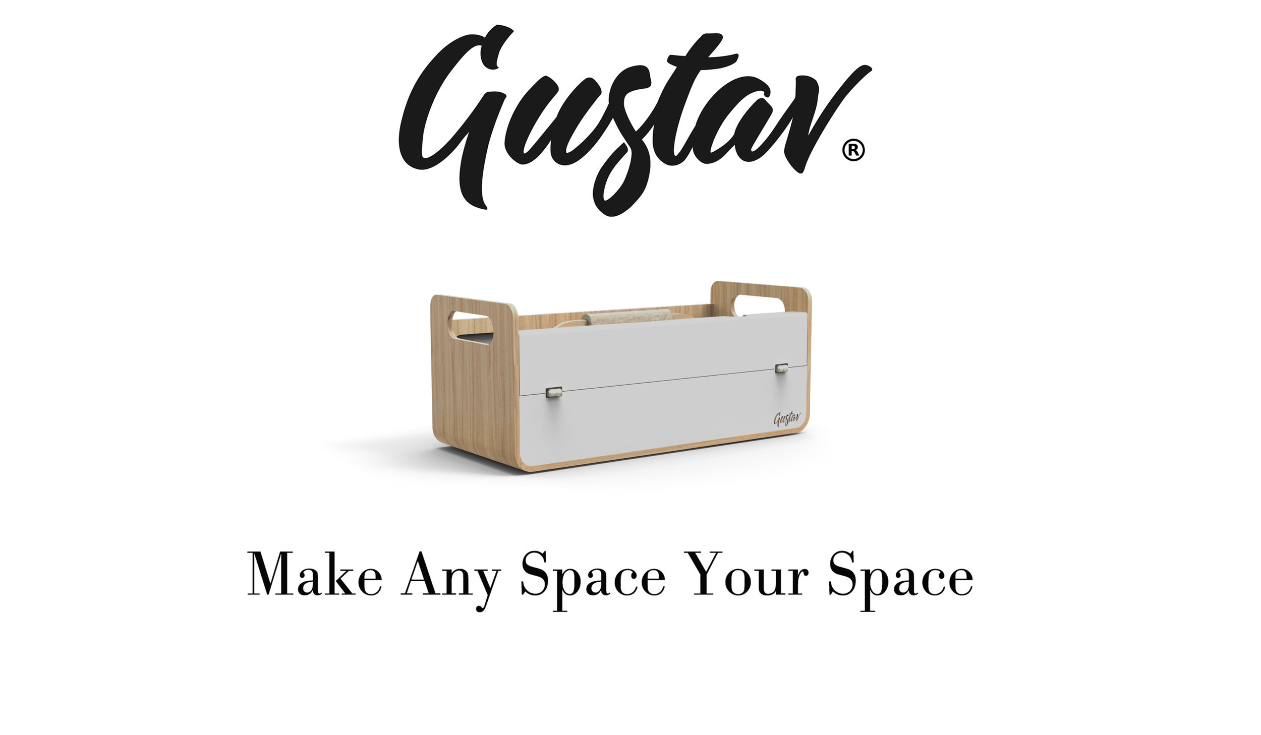 Trademark Gustav and typography for New Zealand based startup.