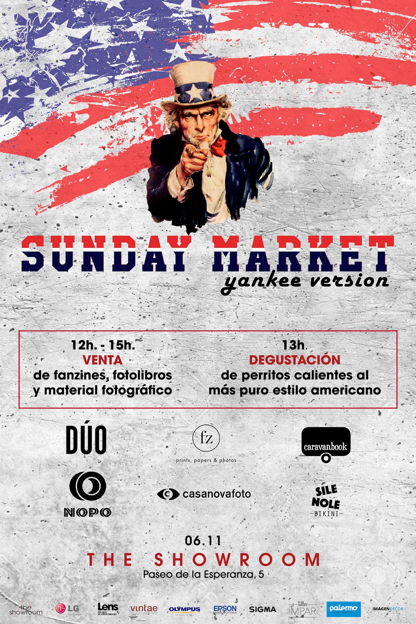 Caravanbook participa en el Sunday Market de Lens Escuela de Artes Visuales.