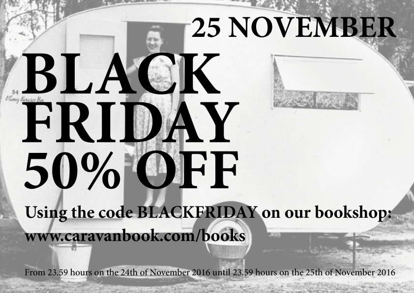 Caravanbook offers 50% off on all of their books during Black Friday 2016