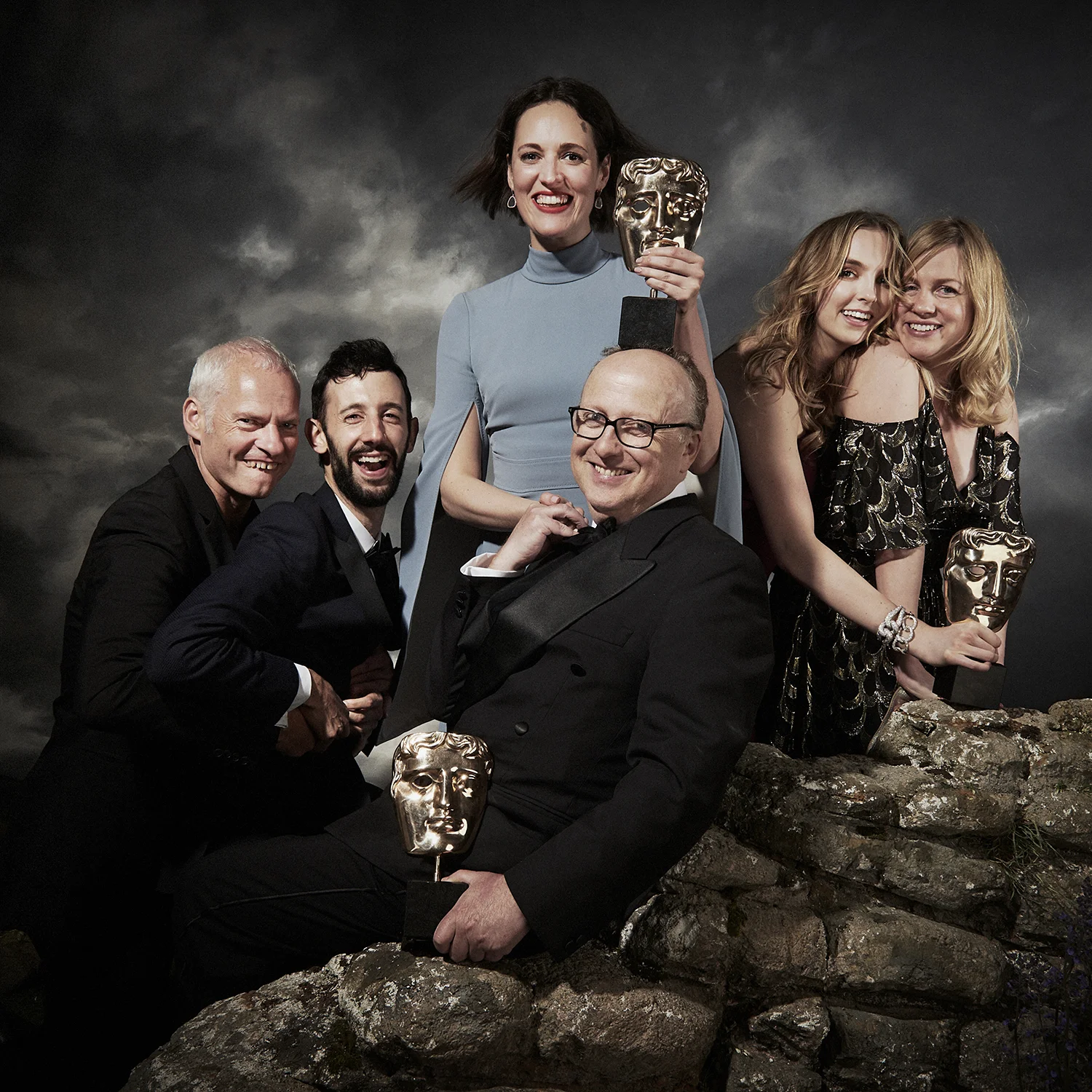 Windswept at the Bafta TV Awards