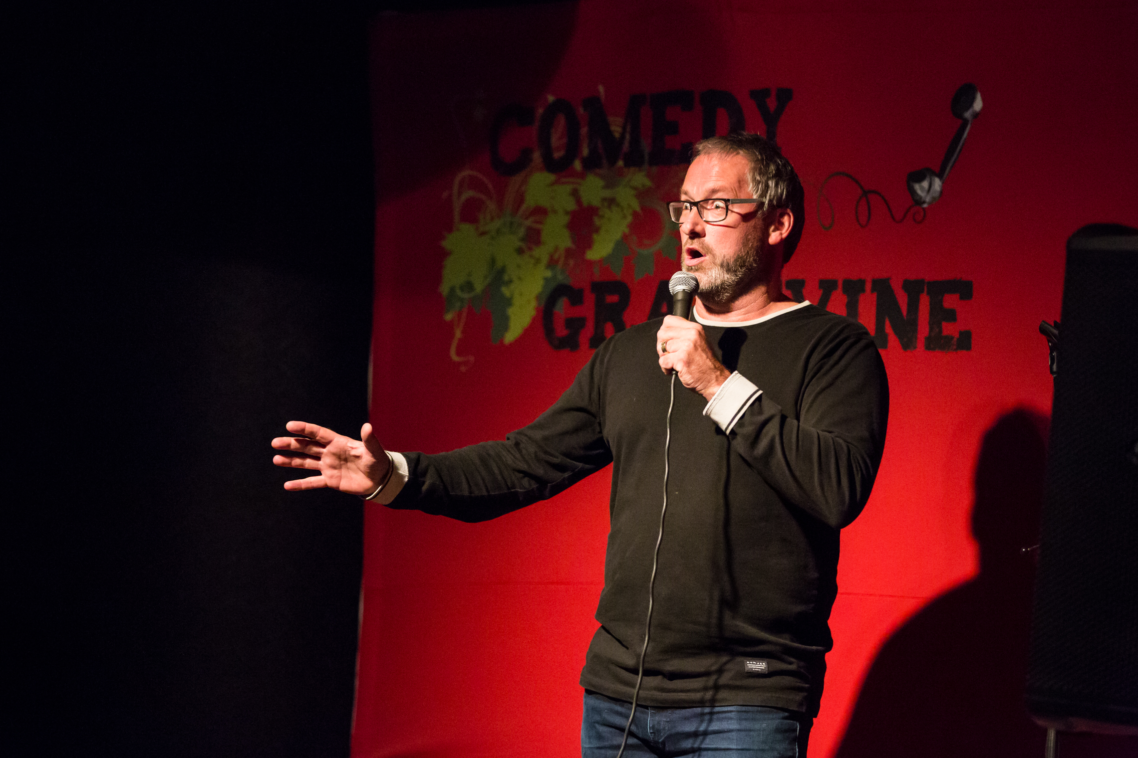 Event photography of Comedy Show in Auckland by photographer Blackroom Photography