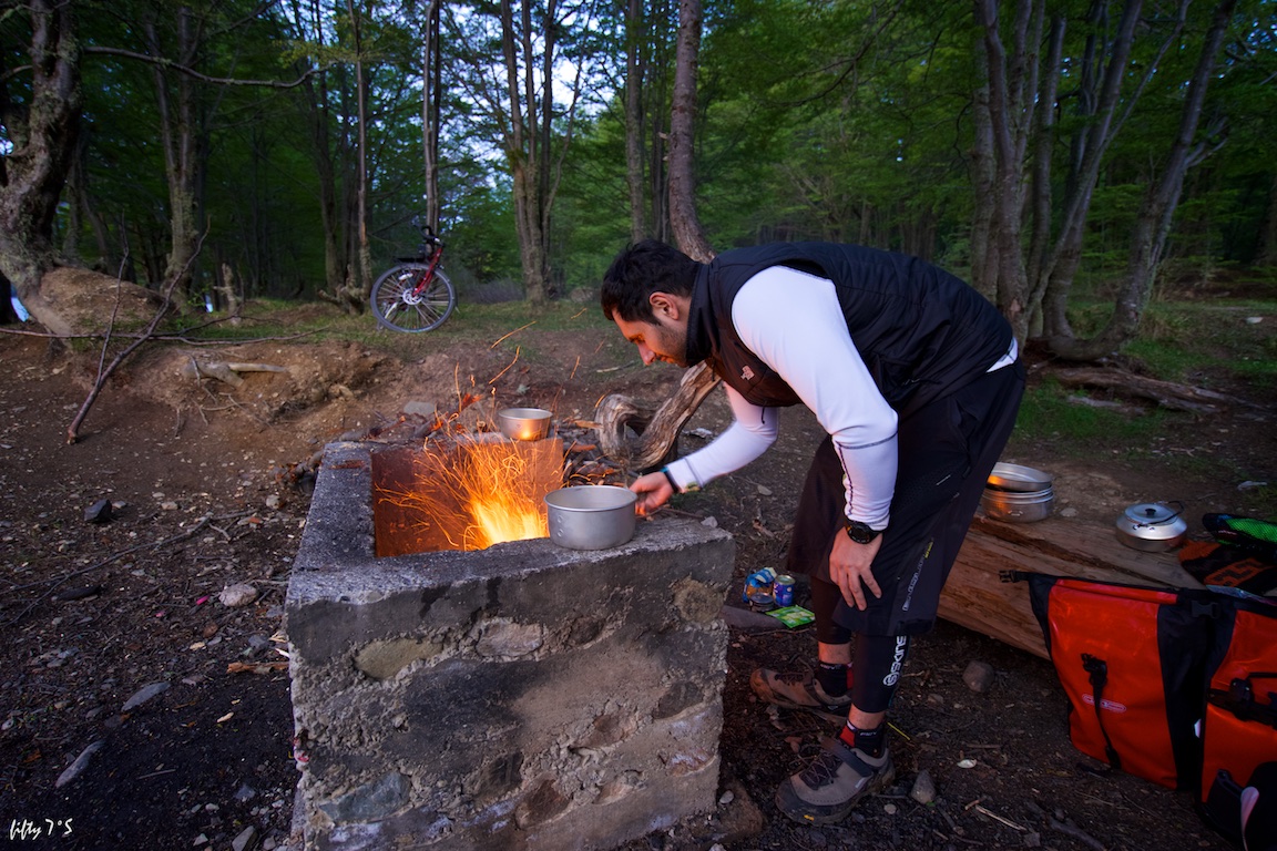 2 hours of chopping wood = 1 awesome fire