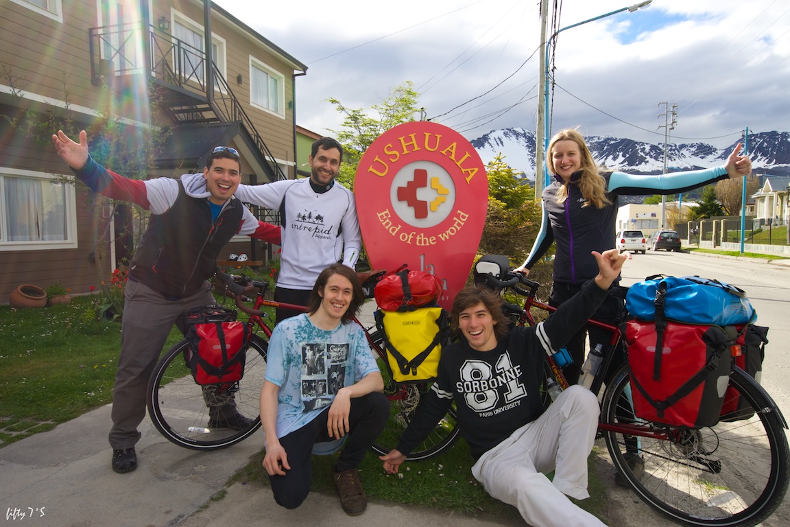 We start our journey at the end of the world. Sad to leave our Ushuaia family behind.