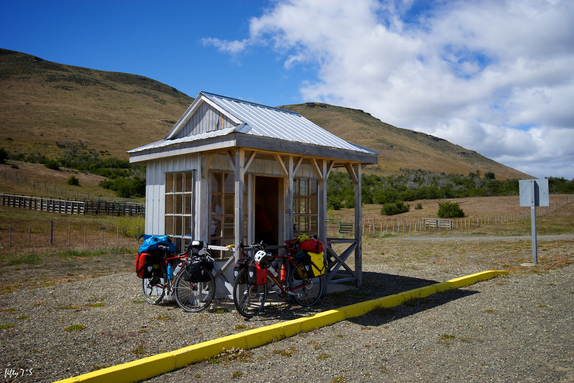 Much needed shelter from the wind in Southern Patagonia