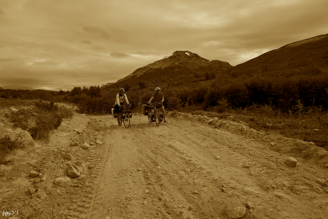 the 'road' in no mans land between Argentina and Chile