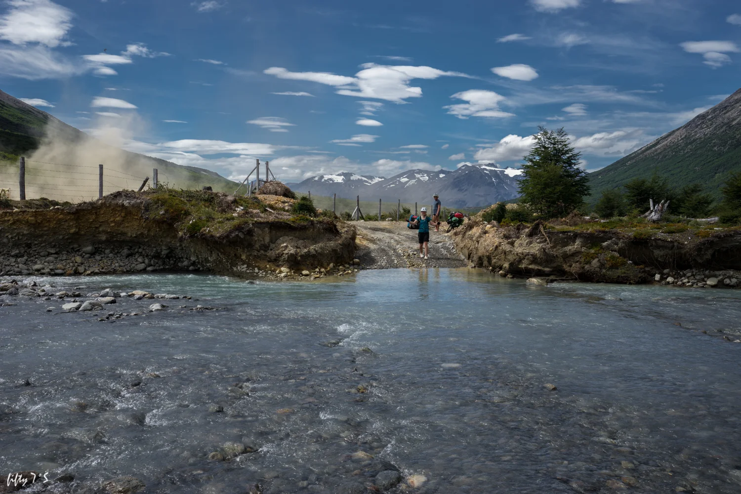 river crossings... a nice way to cool down