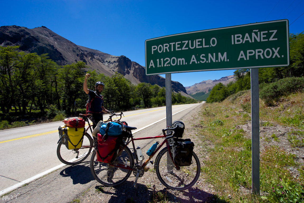 our first pass, 15 km uphill to a modest 1120m