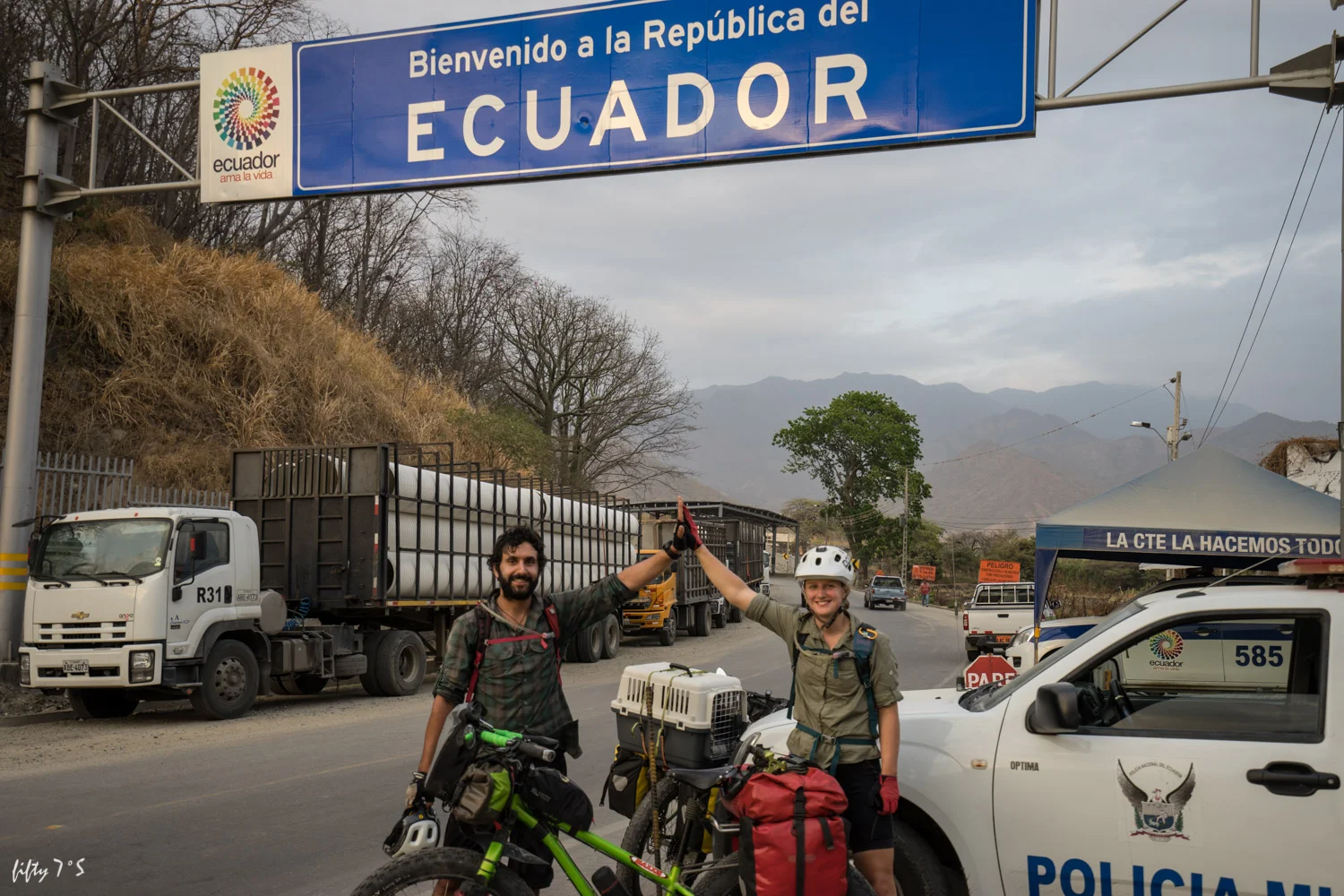 Woohoo! Penultimate border crossing! 
