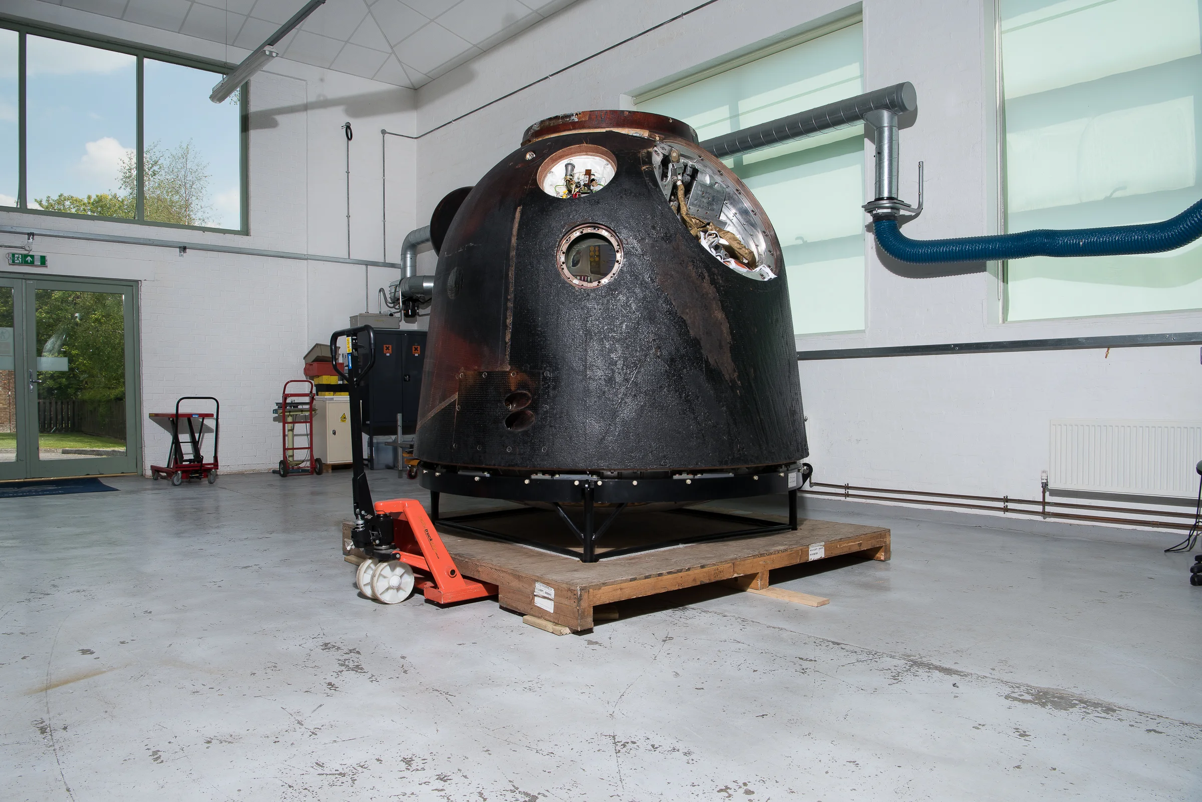 Soyuz capsule that brought Tim Peake back to Earth