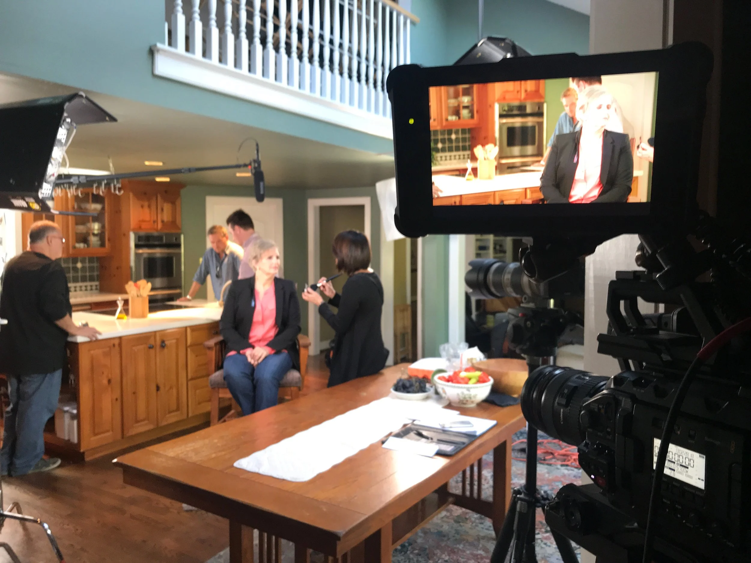 Political ad: straight to camera portion of video.