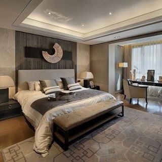 Bulkhead ceiling design in bedroom 
#design #interiordesign #interior #ceilingdesign #skygardens