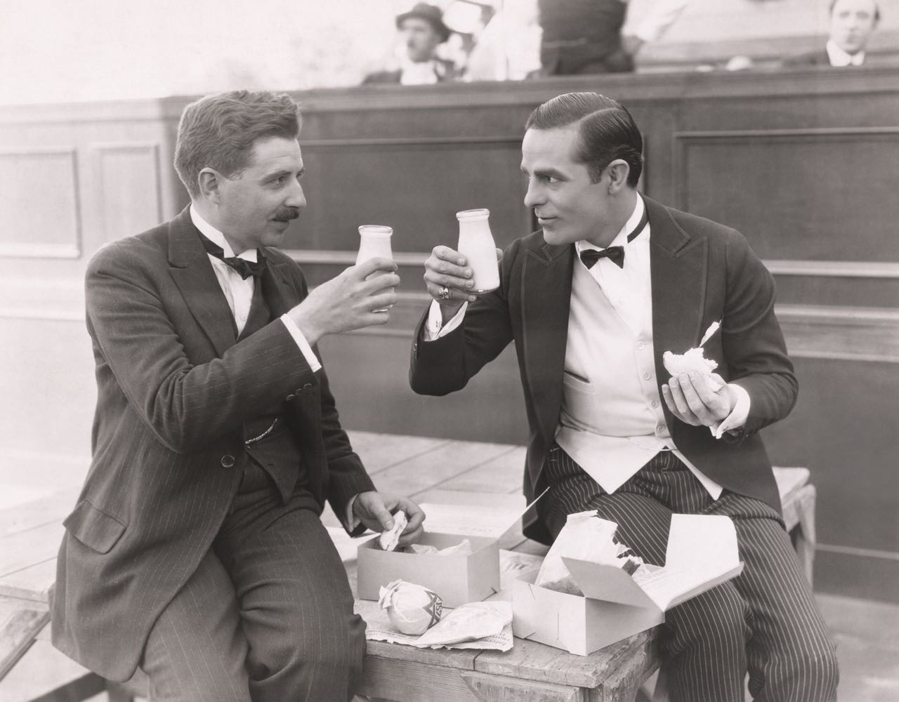 OOO b&w two men toasting.jpg