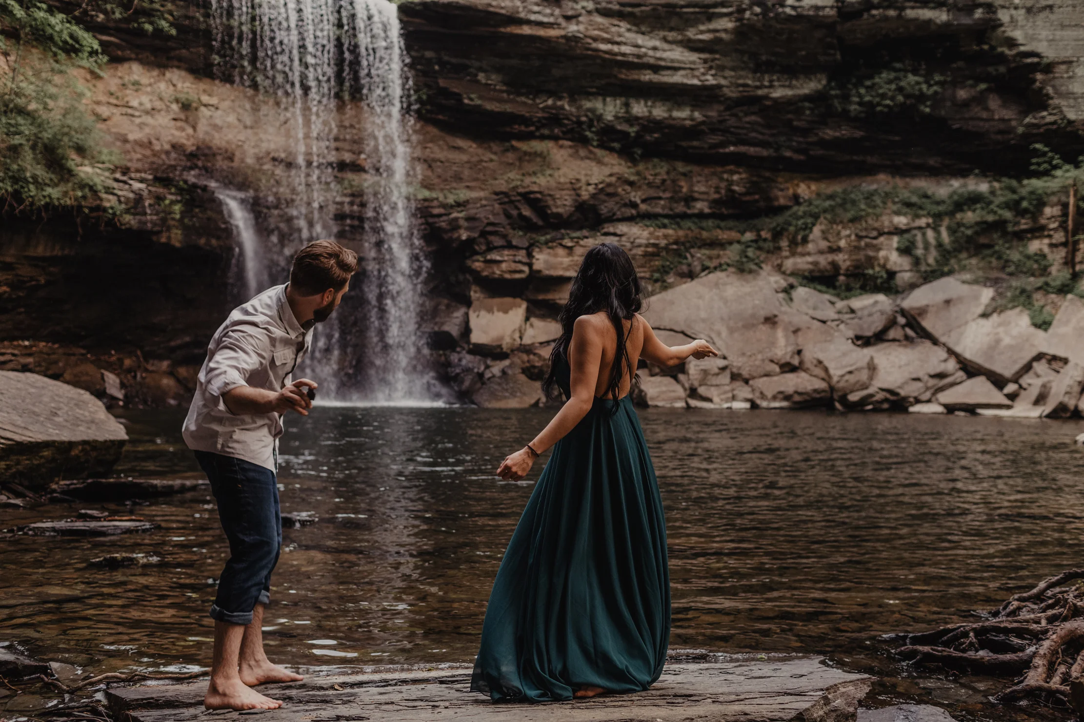 Tennessee Waterfall Elopement | Adventure Wedding Photographer