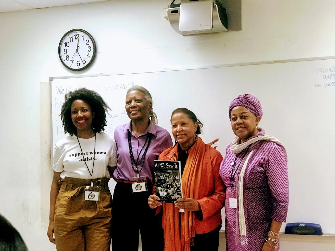 Virginia Cumberbatch (Far L) and Pre-Cursors featured in "As We Saw It".