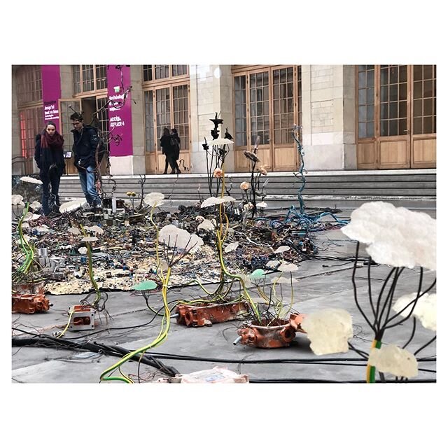 Kristof Kintera, &ldquo;Post-Naturalia&rdquo;. Synthetic materials, various chemicals, wires and used electronics. .
.
#contemporaryart #art #paris #104 #kristofkintera