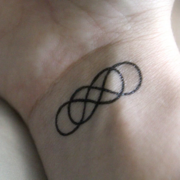 DOUBLE INFINITY TEMPORARY TATTOOS