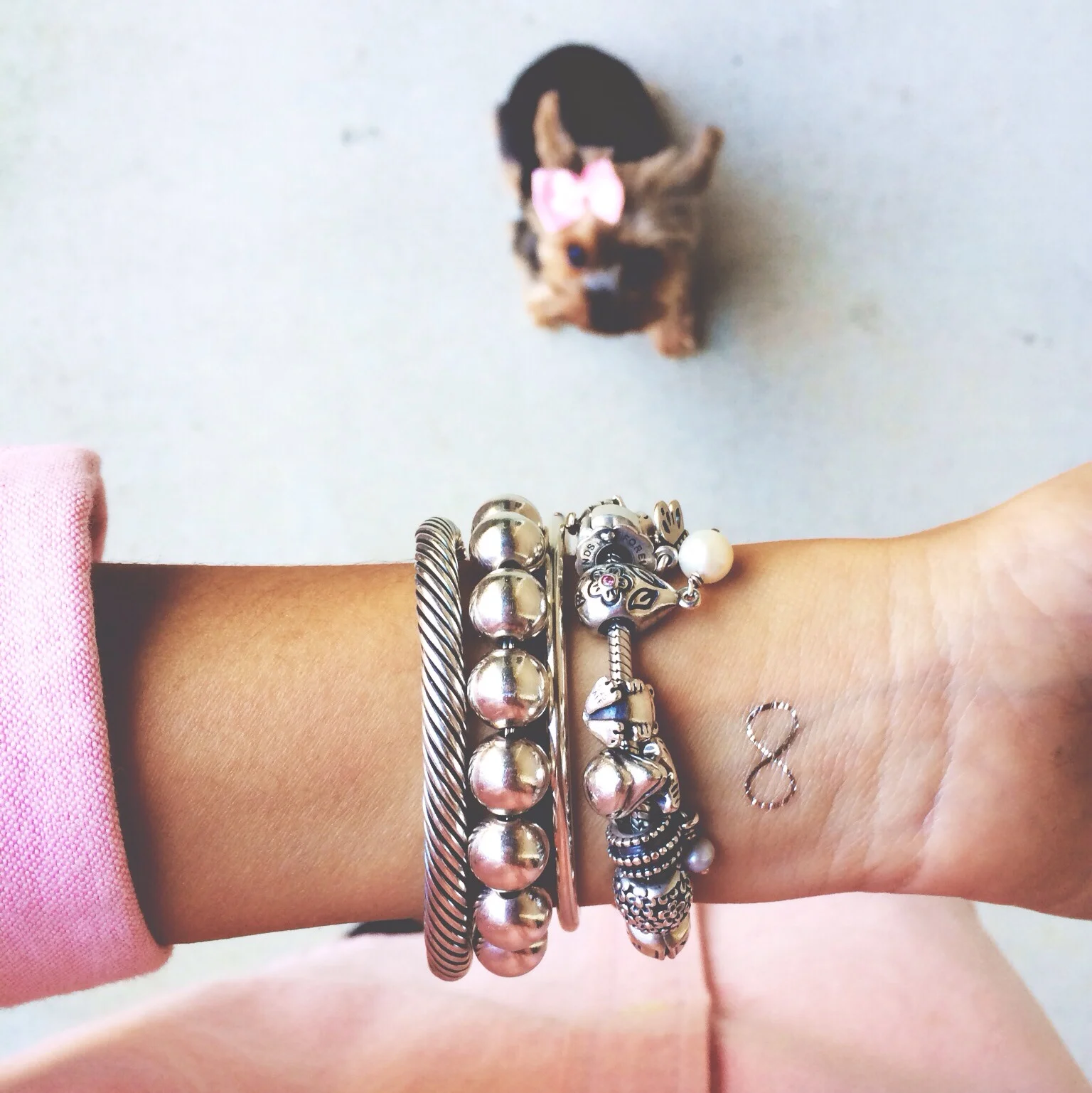 METALLIC INFINITY TEMPORARY TATTOOS