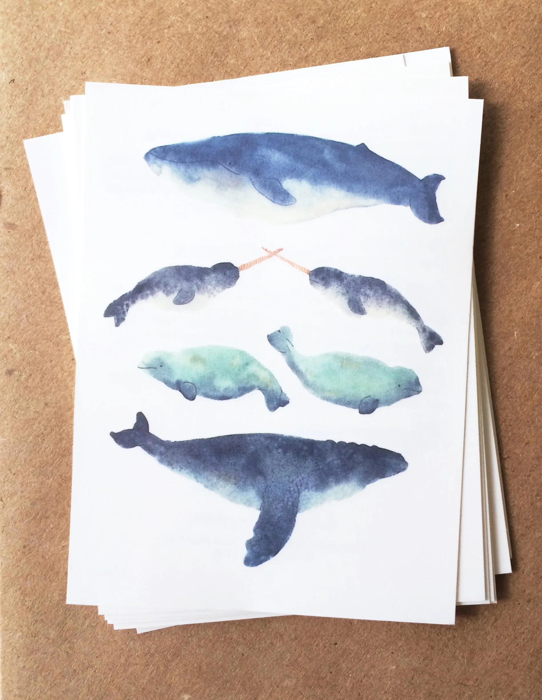 NAUTICAL CREATURES TEMPORARY TATTOOS