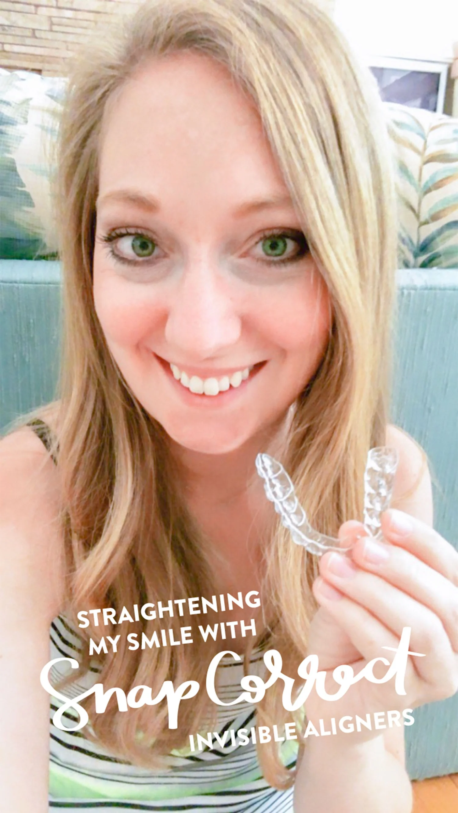 STRAIGHTENING MY SMILE WITH SNAPCORRECT INVISIBLE ALIGNERS
