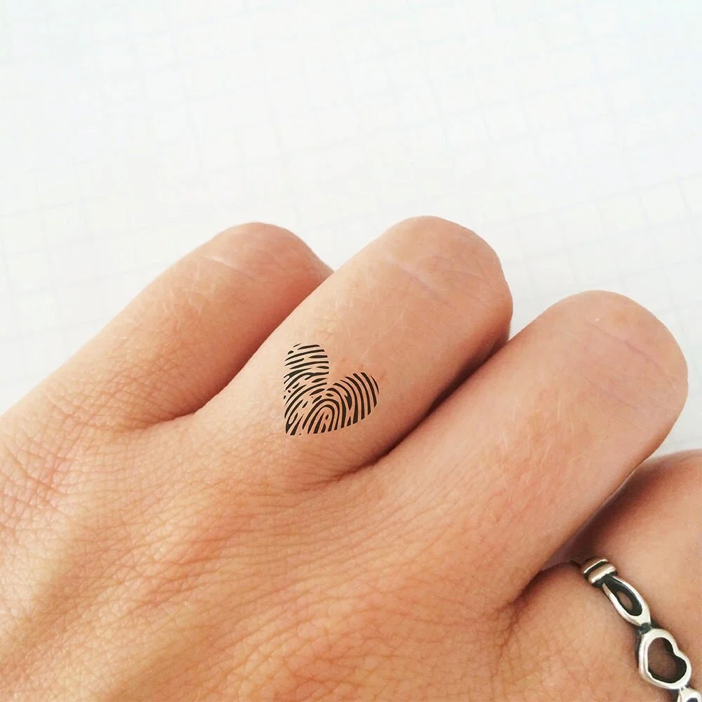 Heart Tattoos That Say 'Best Friends Forever'