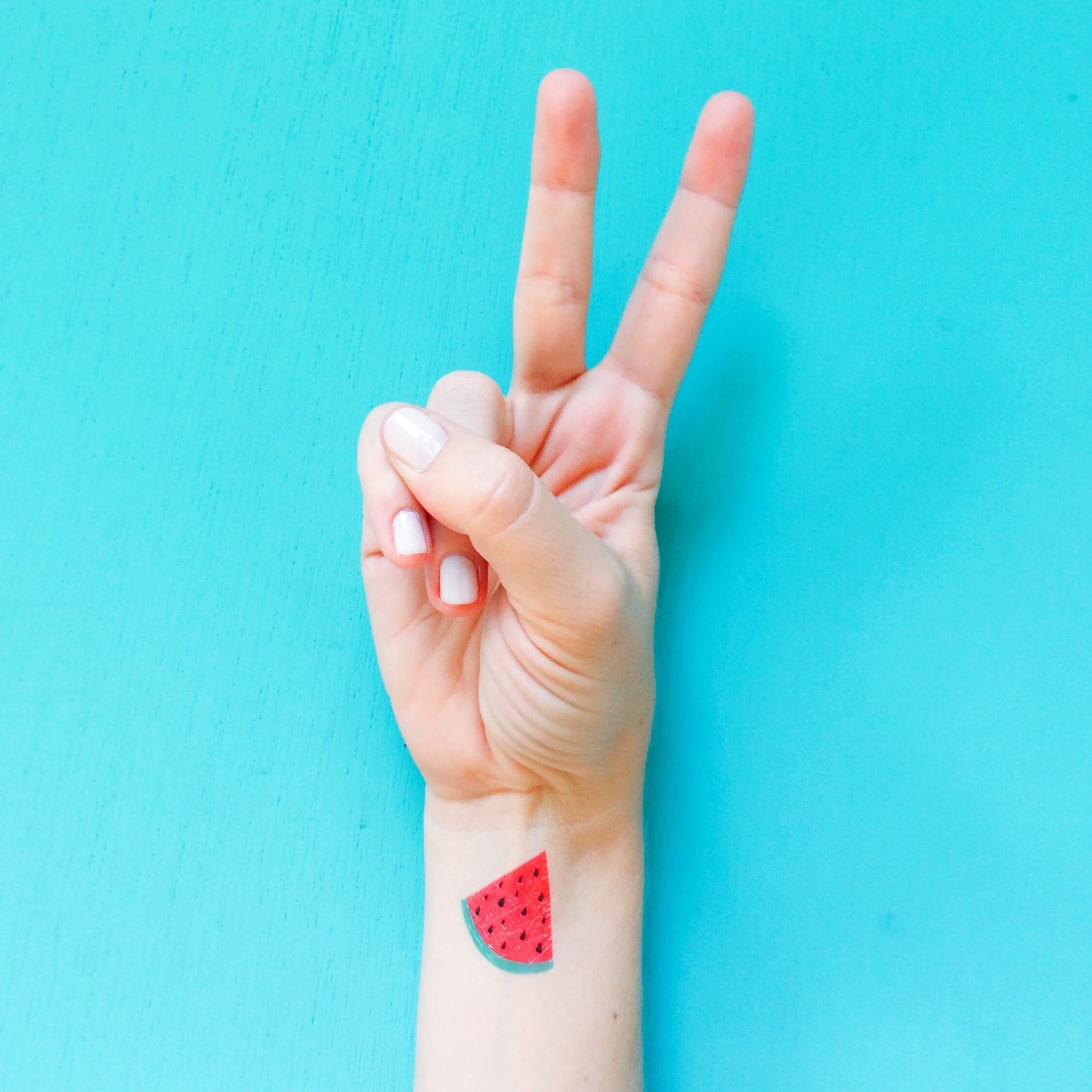 WATERMELON TEMPORARY TATTOOS (PACK OF 4)