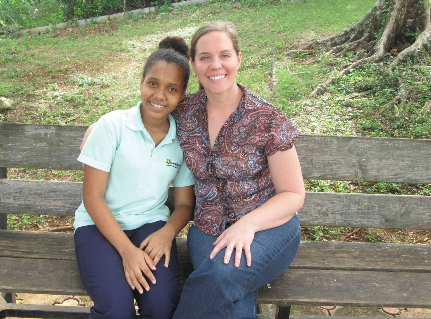Heather Williams, our field manager in the DR, enjoyed time with Esmeralda, who is sponsored by Heather's mother.