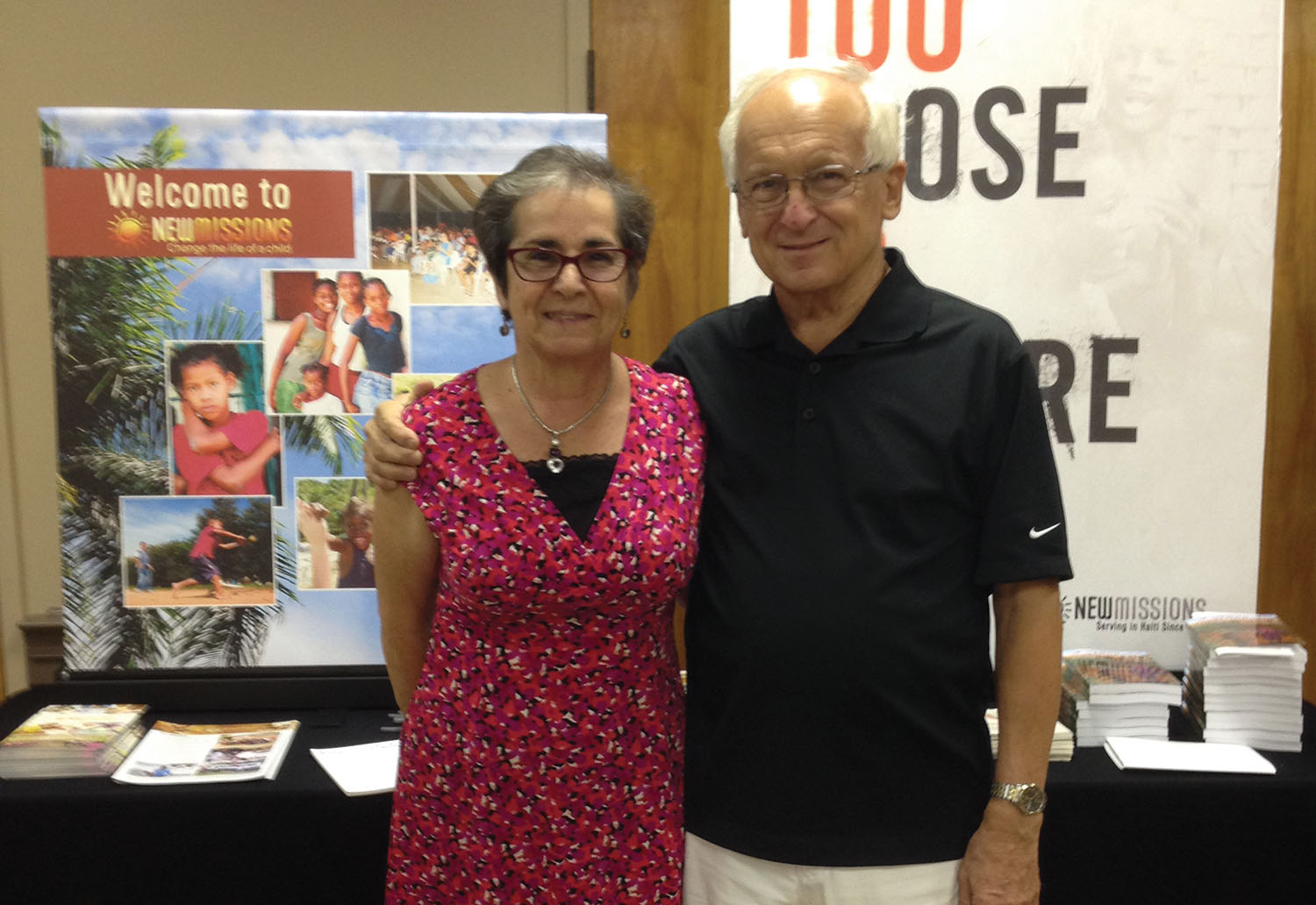 Jeanne and Dennis O'Connor attend church events advocating for children in our schools.