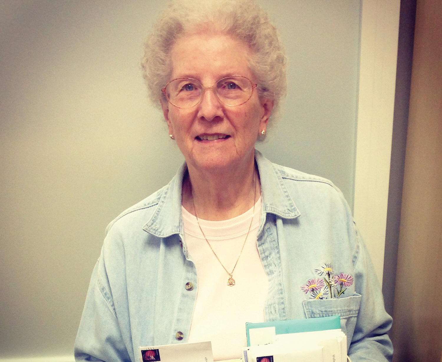 Ms. Marlene serves frequently at our office in Orlando to help process letters being sent to children from their sponsor.