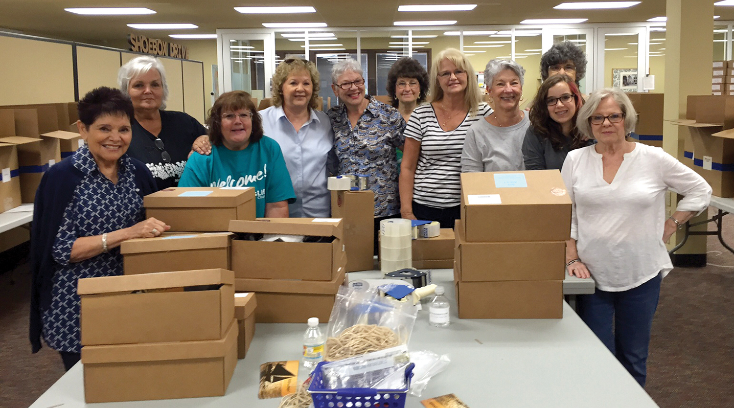 CrossLife Church in Oviedo, Florida, sent volunteers to serve during our Christmas Shoebox Drive.