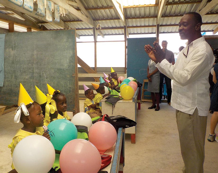 Pastor Fednel Oscar from our Concrab church and school is a graduate of New Missions. He believes in the potential of each student.