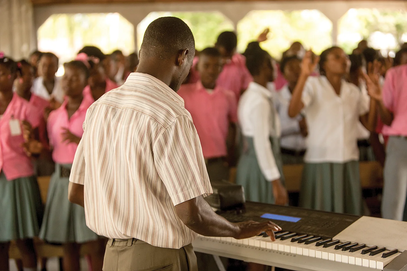 Each of our schools host weekly chapel services where students celebrate their love for God.