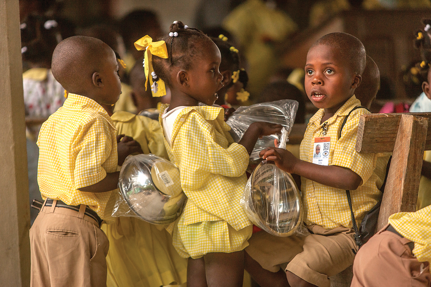 Because of your generosity, our children receive an education, food, and medical care.
