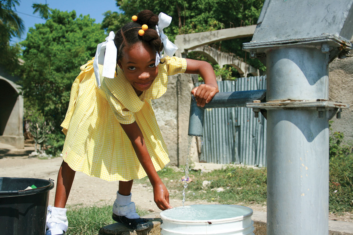 In Haiti, clean drinking water prevents disease. Give the gift of water that keeps on giving. Your generosity makes it possible for us to drill new wells in more villages.