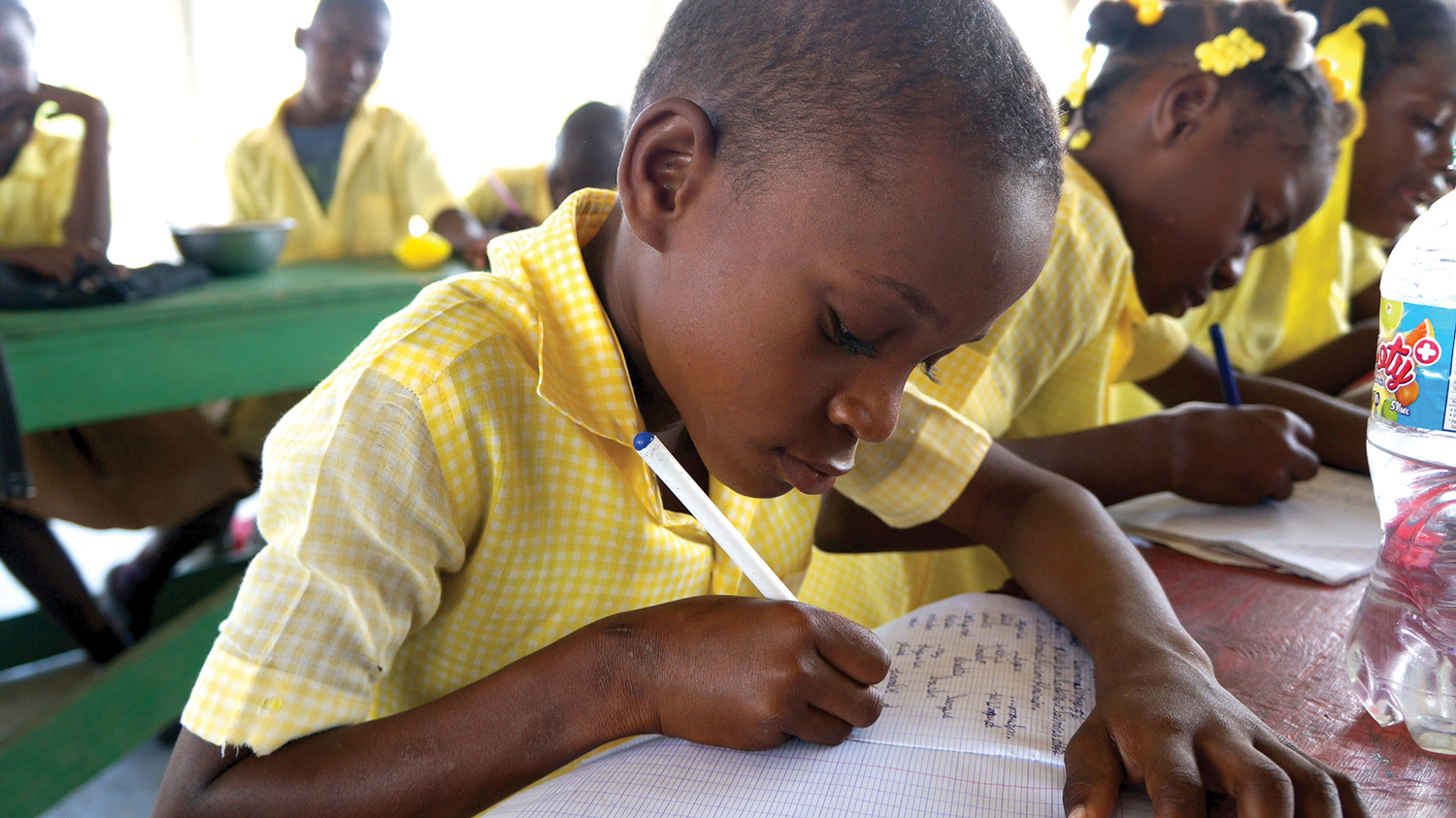 Education leads the way for employment, as children rise up to become new leaders for Haiti.