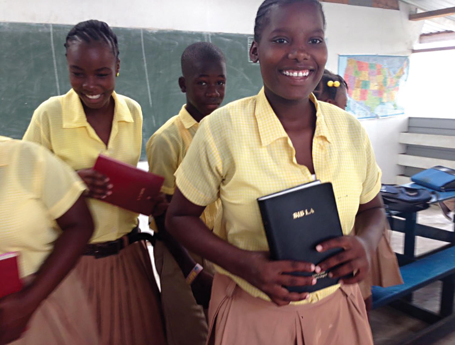 At the center of all we do is the Gospel. Our students have Bible class daily at their schools.