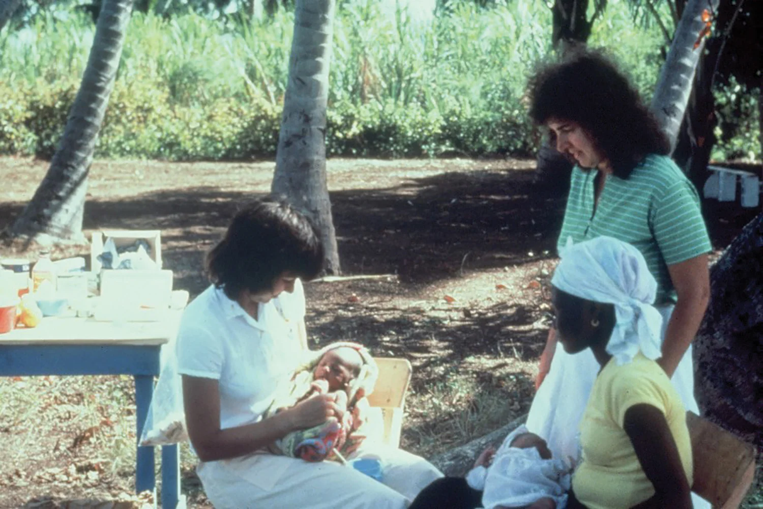 Thirty-five years ago, we began our clinic ministry outdoors on a wooden table under coconut trees.