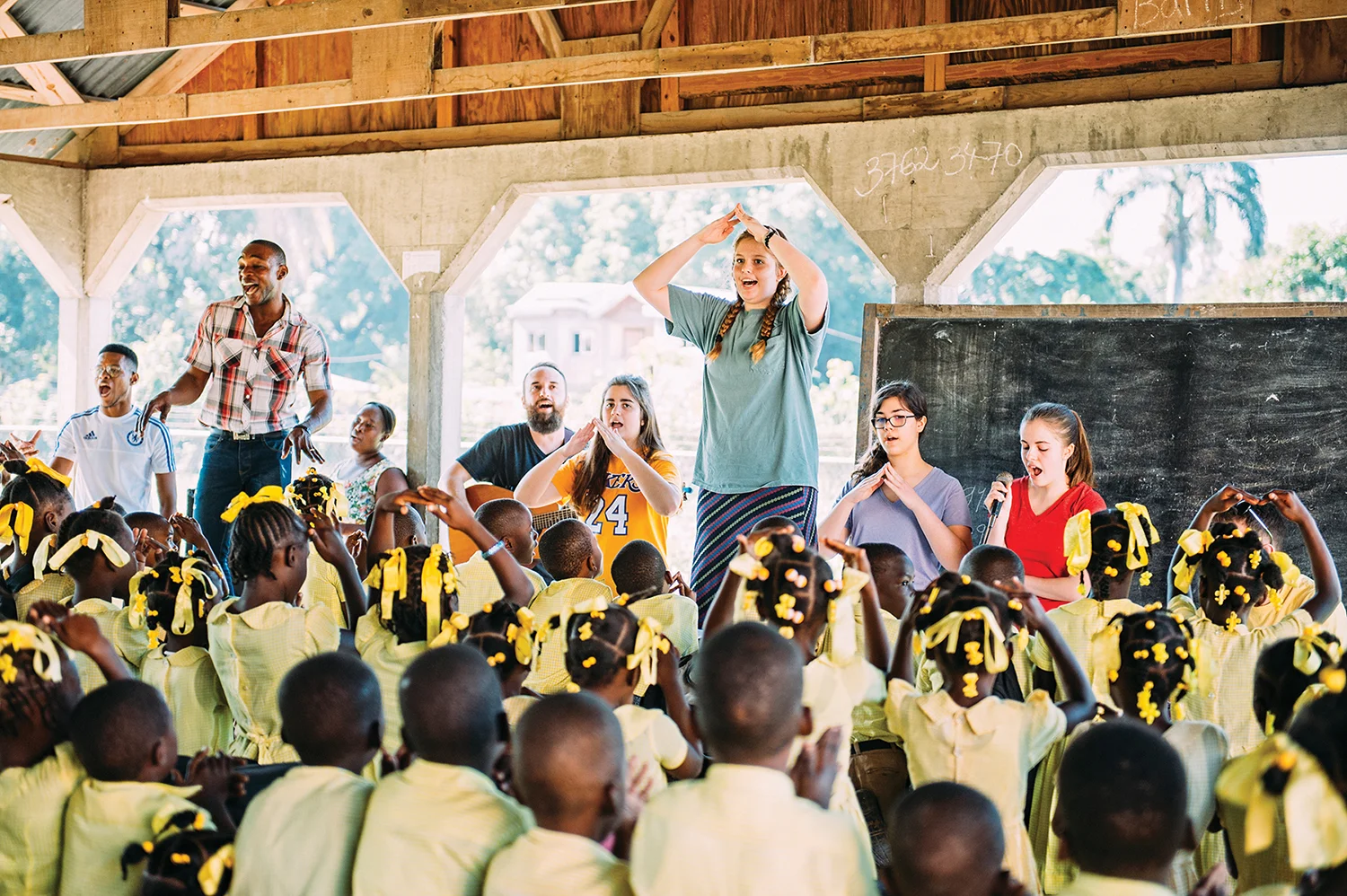 Thank you to students from Ben Lippen school—who shared VBS programs at our Masson, Signeau and Concrab Christian Academy campuses. When students spend fun time together, hearts are encouraged. Love speaks every language.