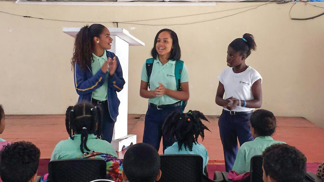 Students help lead worship during our school chapel services.